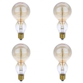 LIGHTME 4PCS 230V 40W E27 110 - 120LM 32AK RETRO BULB TUNGSTEN FILAMENT GOURD SHAPE ENERGY