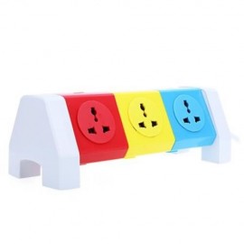 ALARDOR COLORFUL ALD - 3W6K - L 180 DEGREE ROTATING SOCKET INTELLIGENT USB SURGE PROTECTIO