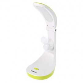 ZK5565 MULTI-FUNCTION FOLDING RECHARGEABLE LED DESK LAMP WITH MINI FAN USB CHARGER (LIGHT 