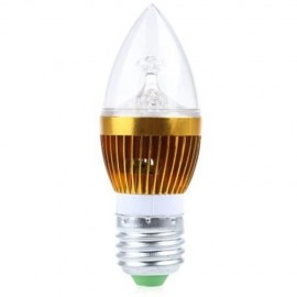 E27 3W 220V LED CANDLE LIGHT BULB (WARM WHITE LIGHT)