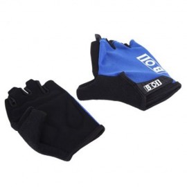 BOI BREATHABLE ANTI-SLIP UNISEX SHOCK RESISTANT OUTDOOR SPORTS HALF-FINGER BIKE BICYCLE CY