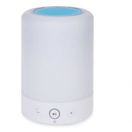 L7 3 IN 1 PORTABLE ROMANTIC TOUCH SENSOR SMART LIGHT BLUETOOTH SPEAKER RADIO (BLUE)