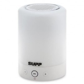 L7 3 IN 1 PORTABLE ROMANTIC TOUCH SENSOR SMART LIGHT BLUETOOTH SPEAKER RADIO (WHITE)