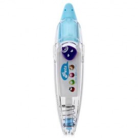 PUSH LACE CORRECTION TAPE CREATIVE STATIONERY FOR KEY TAG SIGN CHILDREN GIFT (BLUE)