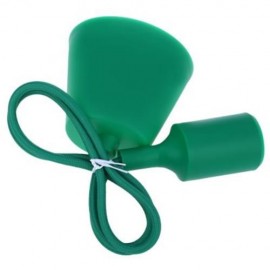 E27 COLORFUL SILICONE CEILING LAMP HOLDER WITH ROPE CORD (GREEN)