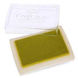 UOOPAI 3109 SIMPLE PORTABLE CANDY COLOR GRADUAL CHANGE COLOR INK PAD (LIGHT YELLOW)
