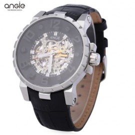 ANGIE ST7135M UNIQUE SERIES MALE AUTOMATIC WIND MECHANICAL WATCH 3ATM LUMINOUS POINTER HOL