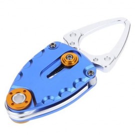 ULTRALIGHT FISHING GRIP TONGS CRAMPON CLIPPER OUTDOOR ACCESSORY (BLUE)