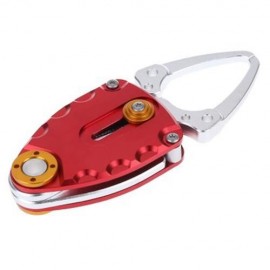 ULTRALIGHT FISHING GRIP TONGS CRAMPON CLIPPER OUTDOOR ACCESSORY (RED)