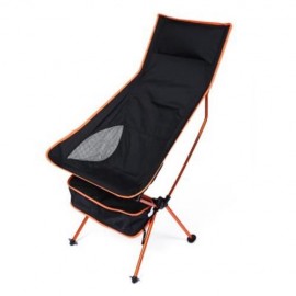 DETACHABLE ALUMINIUM ALLOY 7075 EXTENDED CHAIR FOR OUTDOOR ACTIVITIES (ORANGE)