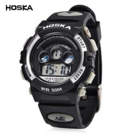 HOSKA H001S CHILDREN LED DIGITAL WATCH WATER RESISTANCE DAY CHRONOGRAPH LED SPORTS WRISTWA