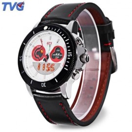 TVG 469 DIGITAL QUARTZ DOUBLE MOVT MEN WATCH DAY ALARM LUMINOUS LED DISPLAY CHRONOGRAPH SP