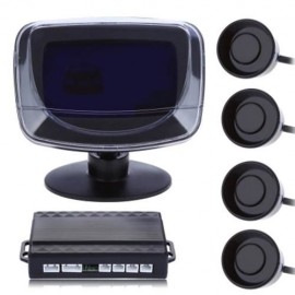 4 PARKING SENSOR AUTO REVERSING DETECTOR WITH DIGITAL DISPLAY AND STEP-UP ALARM MONITOR SY