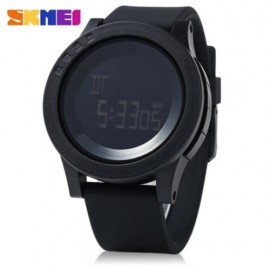 SKMEI 1142 MEN SPORT LED DIGITAL WATCH WATER RESISTANCE RUNNING WRISTWATCH (BLACK)