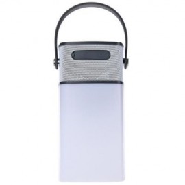 HSD8023B WATER-RESISTANT MULTIFUNCTION BLUETOOTH SPEAKER LED LIGHT 2-IN-1 SUPER BASS MUSIC