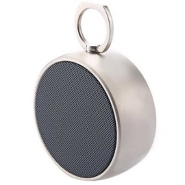 TRANGU BS - 02 PORTABLE WIRELESS WATER-RESISTANT METAL BLUETOOTH SPEAKER WITH MICROPHONE (
