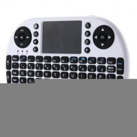 IPAZZPORT KP - 810 - 21 I8 2.4GHZ MINI WIRELESS QWERTY KEYBOARD WITH TOUCHPAD MOUSE (WHITE