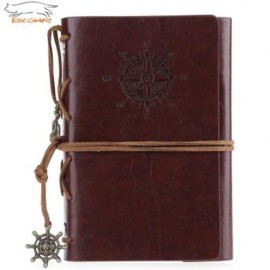 EDCGEAR RETRO LEATHER NOTEBOOK NOTEPAD TACTICAL FIELD BOOK WITH 50 SHEETS WATER RESISTANT 