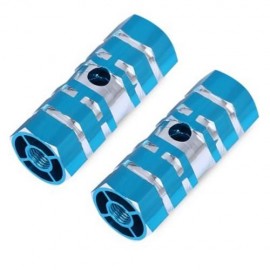 PAIRED OUTDOOR NON-SLIP COLUMN SHAPE BICYCLE PEDAL FOR CRAZY RIDER (BLUE)