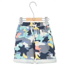 DISTINCTIVE FASHION CHILDREN CAMOUFLAGE PRINTED SHORTS WITH EXQUISITE POCKET (CAMOUFLAGE)