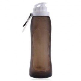 MY FRIDAY 500ML FOLDABLE LEAKPROOF SILICONE WATER BOTTLE FOR OUTDOOR SPORTS CAMPING HIKING