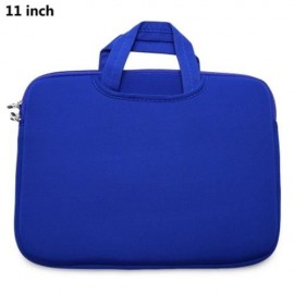 11 INCH LAPTOP BAG TABLET ZIPPER POUCH SLEEVE FOR MACBOOK AIR (BLUE)