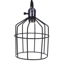 PENDANT CAGE HANGING WIRE LAMP GUARD (BLACK)