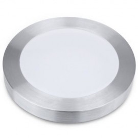 ROUND SINGLE SIDE 18W LED CEILING LIGHT LIVING ROOM LAMP (SILVER WHITE)