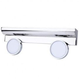 6W DOUBLE HEADS LED MIRROR LAMP CABINET LIGHTS (SILVER)