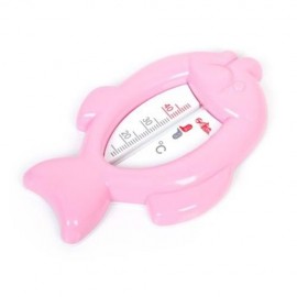 RIKANG CUTE FISH SHAPE BABY BATHE WATER THERMOMETER DUAL-USE FOR ROOM (PINK)