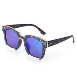 VINTAGE LADIES COLOR COATED SQUARE FRAME SUNGLASSES (#3)