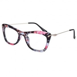 SIMPLE GIRLS CAT DESIGN LIGHTNESS METAL LEG SLIMMING MYOPIA GLASSES (#7)