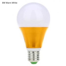 E27 8W 800LM AC 85 - 265V 5730 LED LIGHT GLOBE SHAPED BULB (WARM WHITE LIGHT)