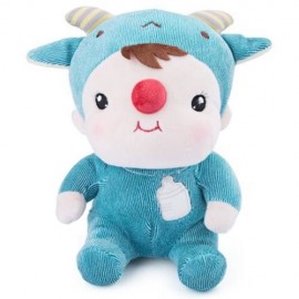 METOO SWEET CARTOON ANIMAL DESIGN STUFFED BABIES PLUSH TOY DOLL FOR KIDS BIRTHDAY / CHRIST