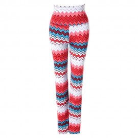 ETHNIC STYLE WOMEN'S ZIG ZAG LOOSE-FITTING EXUMAS PANTS