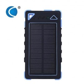 CHARMPIE S80 WATERPROOF SOLAR BATTERY CHARGER 8000MAH LED LIGHT 8 PIN MICRO USB CABLE DUAL