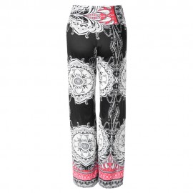 ETHINIC STYLE HIGH-WAISTED PRINTED LOOSE-FITTING EXUMAS PANTS FOR WOMEN