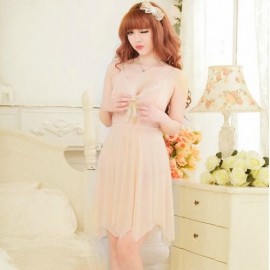 FREE SIZE SEXY LINGERIE SC-A10035B (BEIGE COLOR)