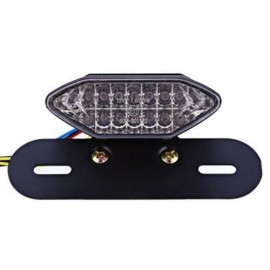 UNIVERSAL 12V MOTORCYCLE RETRO REFIT LED TAIL LIGHT ASSEMBLY BRAKE STOP TURN SIGNAL LIGHT