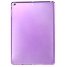 ULTRA SLIM TPU CLEAR SOFT TRANSPARENT BACK COVER SKIN PROTECTOR FOR IPAD AIR (PURPLE)