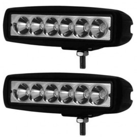 2PCS DY1918 18W 10 - 30V CAR SPOTLIGHT 6000K 1800LM HEAD LIGHT WORK LAMP