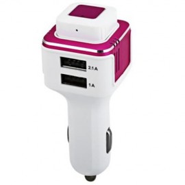 TL10 MULTIFUNCTION CAR OXYGEN BAR DUAL USB CHARGER ADAPTER BLUETOOTH V4.0 HANDS-FREE EARPH