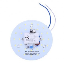 9W 2835 LED CHIP ROUND LAMP CIRCULAR SURFACE MOUNTED LIGHT (WHITE GREY)
