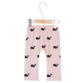 CUTE SHARK PRINTED LESIURE CHILDREN TROUSERS (PINK)