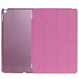ULTRA SLIM REMOVABLE PU LEATHER PC BACK COVER SMART SLEEP MULTI-FOLDING STAND FOR IPAD AIR