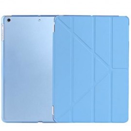 ULTRA SLIM REMOVABLE PU LEATHER PC BACK COVER SMART SLEEP MULTI-FOLDING STAND FOR IPAD AIR