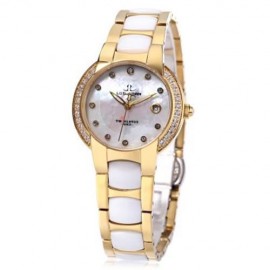 LOTUSMAN DL895TXA WOMEN QUARTZ WATCH CALENDAR ARTIFICIAL DIAMOND DIAL WATER RESISTANCE WRI