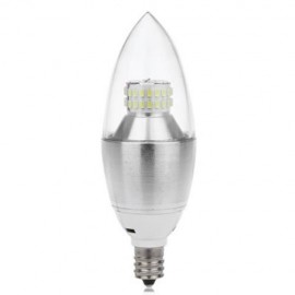 E12 110V 6W SMD 3014 LED CANDLE LIGHT (COOL WHITE LIGHT)