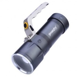 SKYWOLFEYE E3406 CREE XPE LED SEARCHLIGHT 3W 500LM FLASHLIGHT 3-MODE TORCH (BLACK GREY)