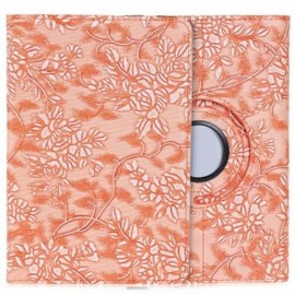 360 DEGREE ROTATING GRAPE GRAIN PATTERN PU LEATHER STAND FLIP FOLIO CASE FOR IPAD MINI 1 /